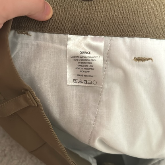 NWT Quince Men's Brown Ultra-Stretch 24/7 Smart Chino Pants Size 36x30 - Picture 4 of 4